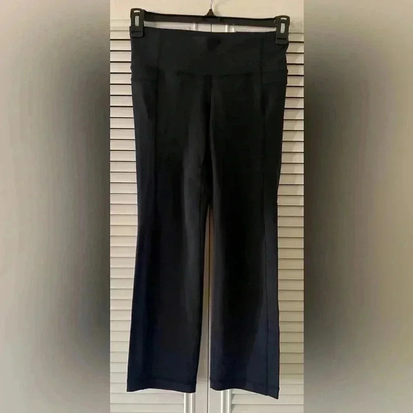 Athleta Women’s Straight Up Black Straight Leg Leggings SZ S - Picture 1 of 7